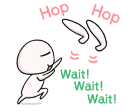 bird! plane! no, It's SuperRabbit! sticker #12878221