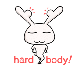 bird! plane! no, It's SuperRabbit! sticker #12878229