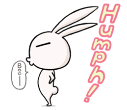 bird! plane! no, It's SuperRabbit! sticker #12878231