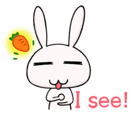 bird! plane! no, It's SuperRabbit! sticker #12878233