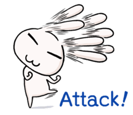 bird! plane! no, It's SuperRabbit! sticker #12878235