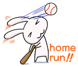 bird! plane! no, It's SuperRabbit! sticker #12878238