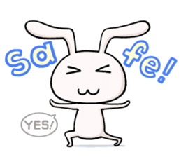 bird! plane! no, It's SuperRabbit! sticker #12878239