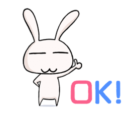 bird! plane! no, It's SuperRabbit! sticker #12878241