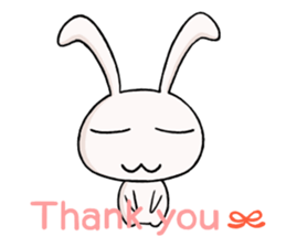 bird! plane! no, It's SuperRabbit! sticker #12878242