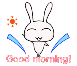 bird! plane! no, It's SuperRabbit! sticker #12878243