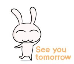 bird! plane! no, It's SuperRabbit! sticker #12878245