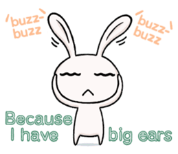 bird! plane! no, It's SuperRabbit! sticker #12878247