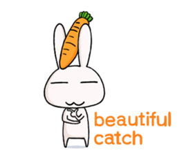 bird! plane! no, It's SuperRabbit! sticker #12878248