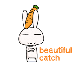 bird! plane! no, It's SuperRabbit! sticker #12878248