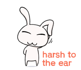 bird! plane! no, It's SuperRabbit! sticker #12878249