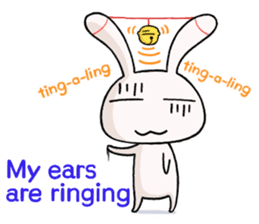 bird! plane! no, It's SuperRabbit! sticker #12878250