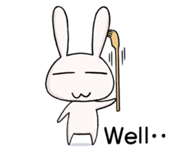 bird! plane! no, It's SuperRabbit! sticker #12878253