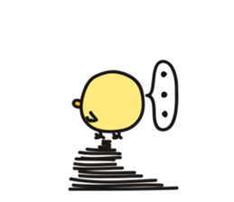 CHIBI-PIYO of the chick sticker #12878498