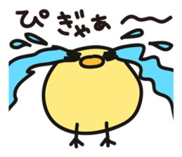 CHIBI-PIYO of the chick sticker #12878502