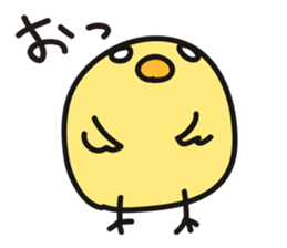 CHIBI-PIYO of the chick sticker #12878511