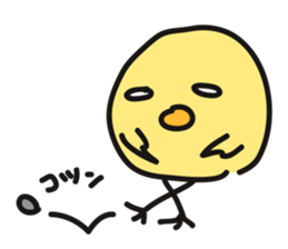 CHIBI-PIYO of the chick sticker #12878530