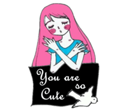 Miss Whisper sticker #12878706