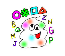 colorful soft sticker #12879757