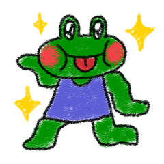 Lovely Frog Sticker