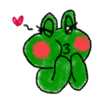 Lovely Frog Sticker sticker #12880144