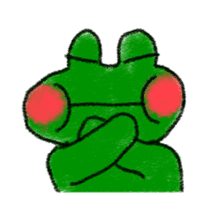 Lovely Frog Sticker sticker #12880150