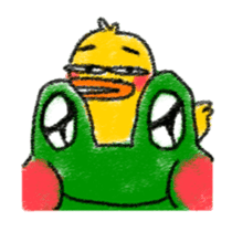 Lovely Frog Sticker sticker #12880153