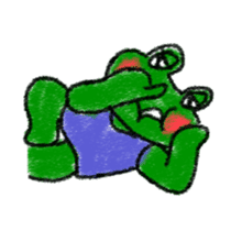 Lovely Frog Sticker sticker #12880158