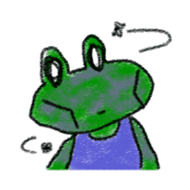 Lovely Frog Sticker sticker #12880159