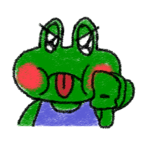 Lovely Frog Sticker sticker #12880164