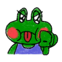 Lovely Frog Sticker sticker #12880164