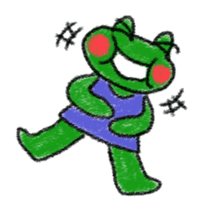 Lovely Frog Sticker sticker #12880167