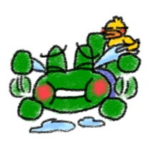 Lovely Frog Sticker sticker #12880172