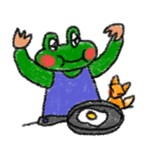 Lovely Frog Sticker sticker #12880180