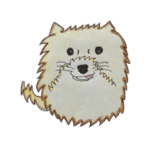Boiled egg dog sticker #12880189