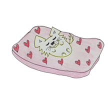 Boiled egg dog sticker #12880194
