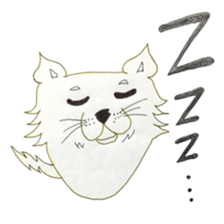 Boiled egg dog sticker #12880195