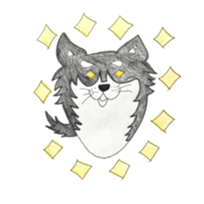 Boiled egg dog sticker #12880211
