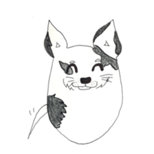Boiled egg dog sticker #12880214