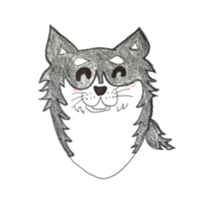 Boiled egg dog sticker #12880217
