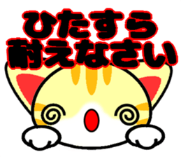 Impertinent babycat sticker #12880620