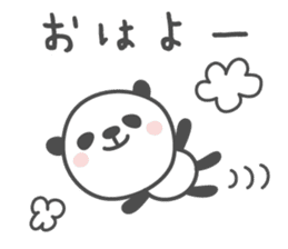 NATCHAN's basic pack,cute panda sticker #12881490