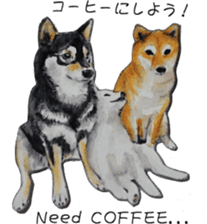 Shiba Inu Sisters - 2 sticker #12882735