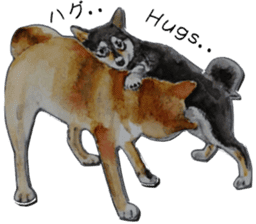 Shiba Inu Sisters - 2 sticker #12882738