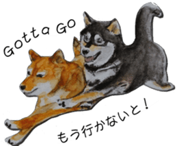 Shiba Inu Sisters - 2 sticker #12882740