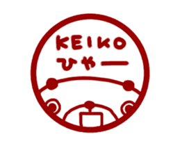[MOVE] "KEIKO" only name sticker sticker #12882794