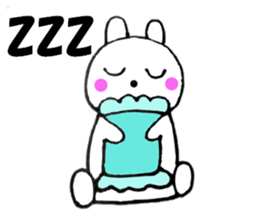 Rabbit that can be uaed4 sticker #12882841