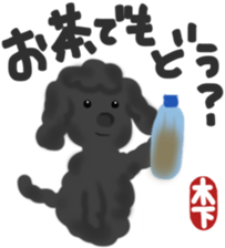 Kinoshita's toypoodle sticker sticker #12883071