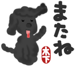 Kinoshita's toypoodle sticker sticker #12883077
