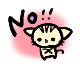 Sumi cat Game terms sticker #12883331